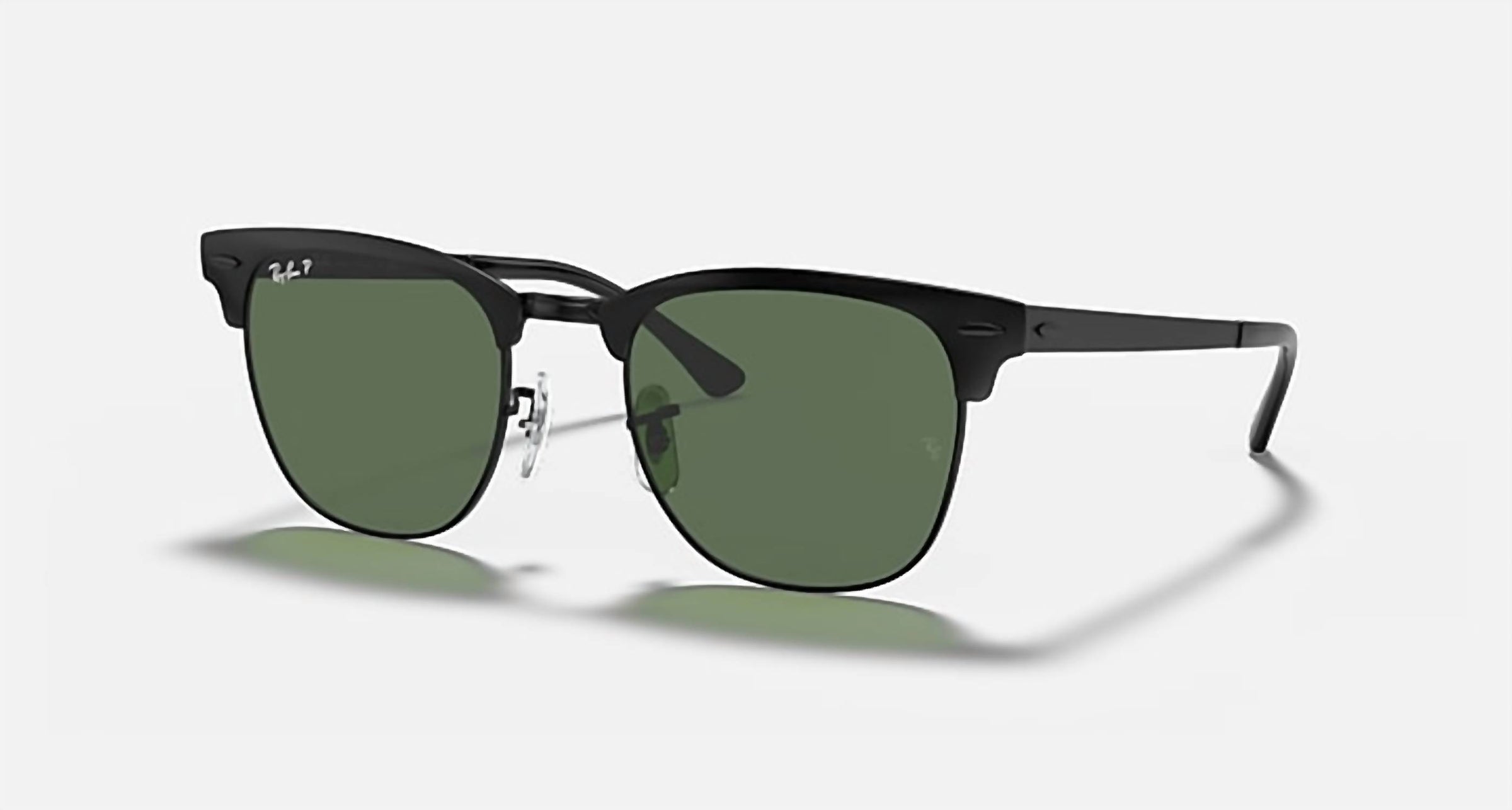 Ray Ban - Clubmaster Metal Polarized Sunglasses Rb3716 186/58