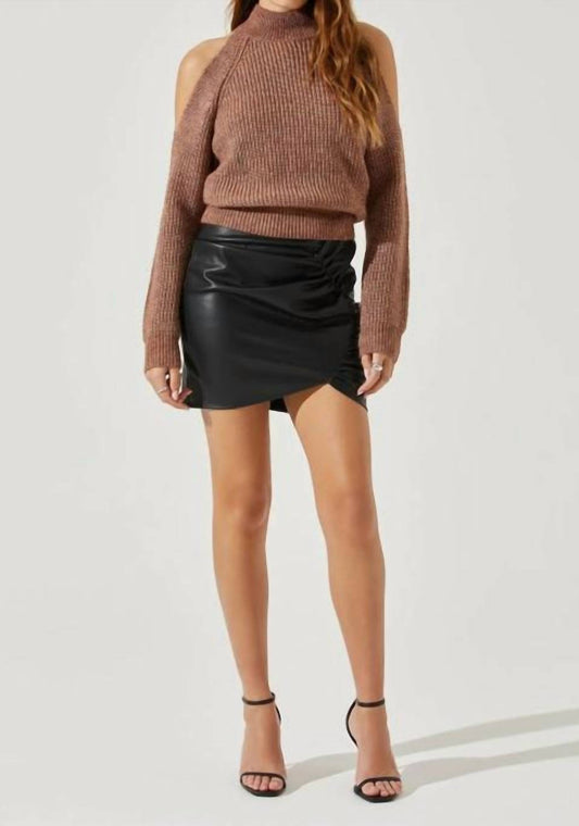 Tori Cold Shoulder Sweater