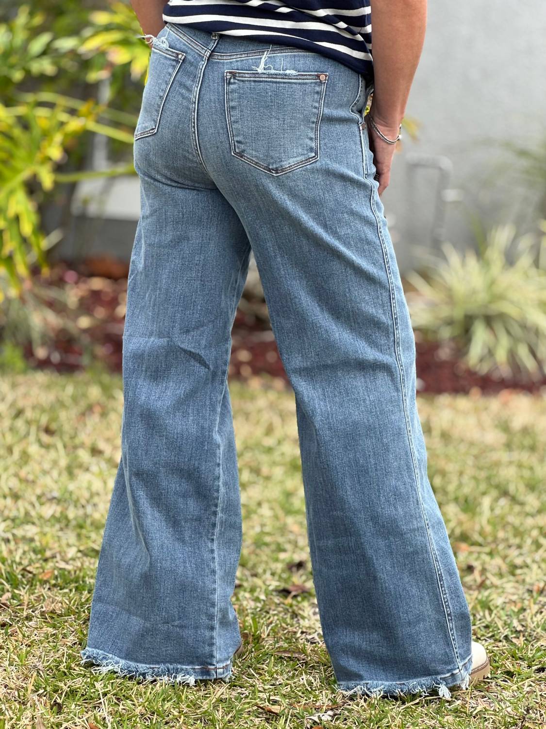 Judy Blue - Take Me Back Wide Leg Jeans