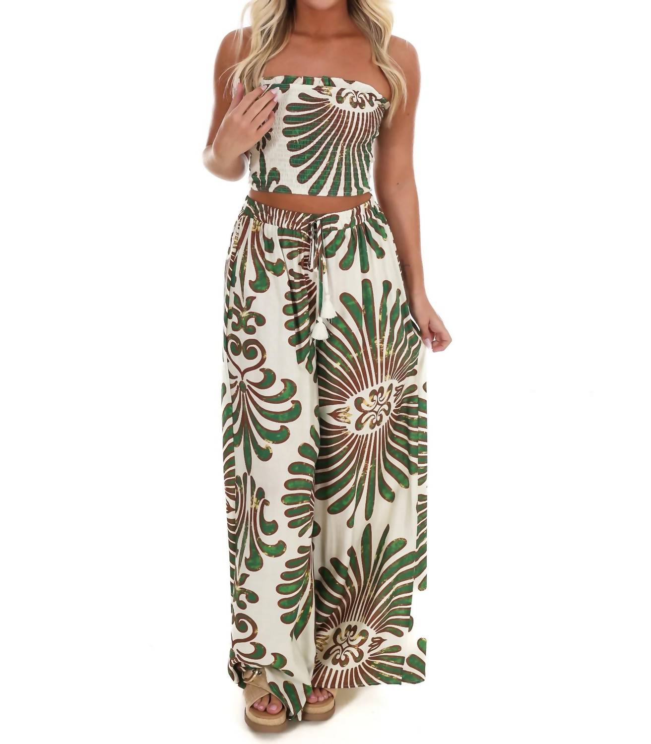 Hyfve - Women's Palm Oasis Two Piece Set