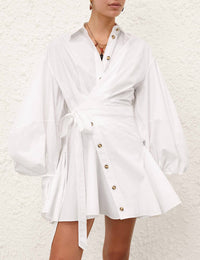 Zimmermann - Rebellion Poplin Mini Dress