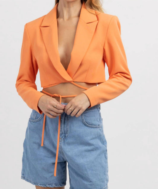 SOHO SUMMER WRAP BLAZER TOP