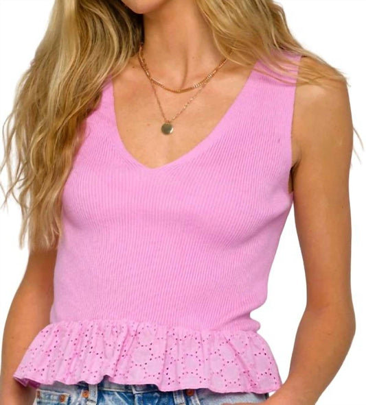 Central Park West - Agnes Ruffle Tank