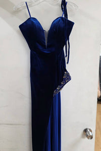 Jovani - Velvet Prom Gown With Strapless Design