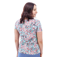 Aventura Women's Charlie Top in floral - women's t-shirt - alternate view