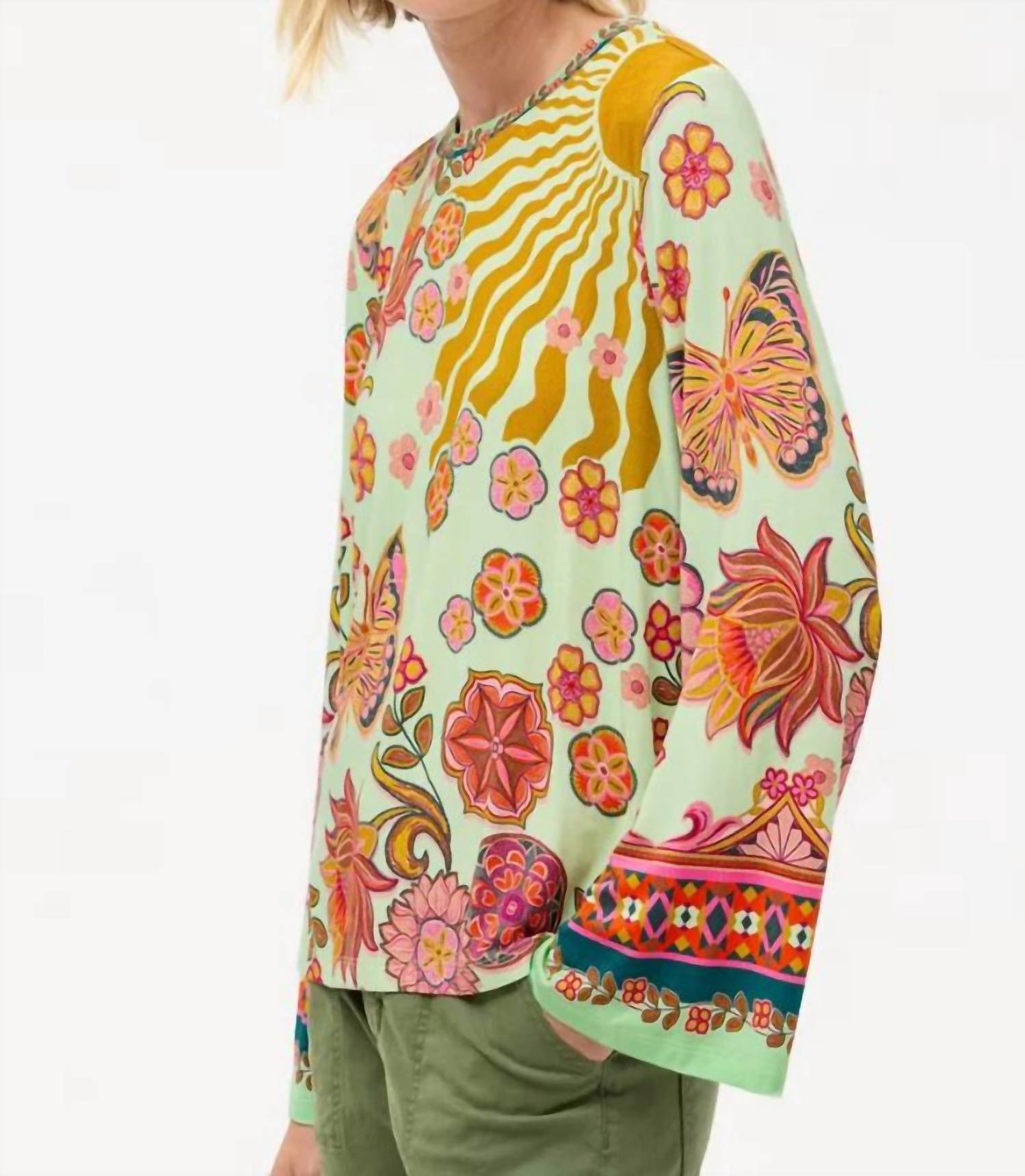 Johnny Was - Janie Favorite Flare Sleeve Crew Neck Tee