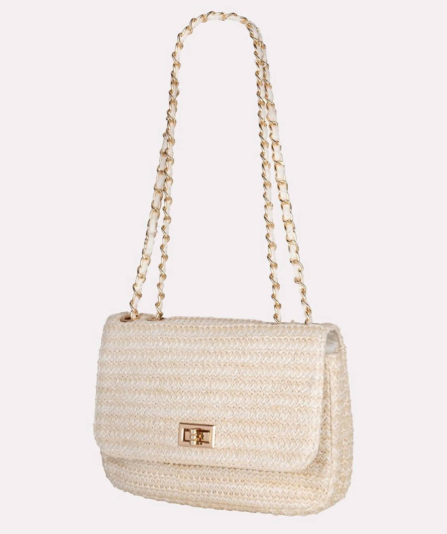 Esqualo - Women's Straw Shoulder Bag