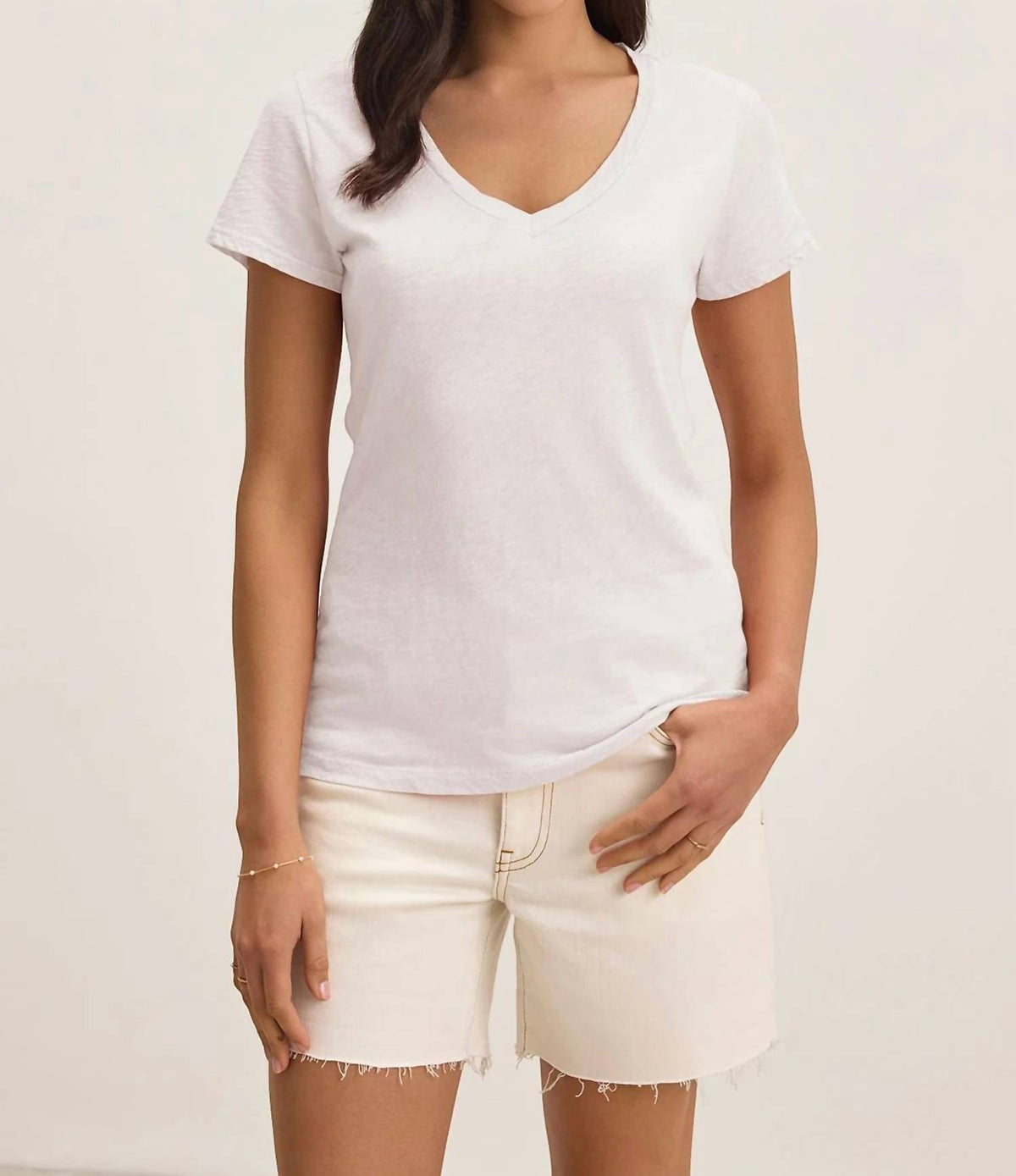 Velvet By Graham & Spencer - Lilith V-neck Tee