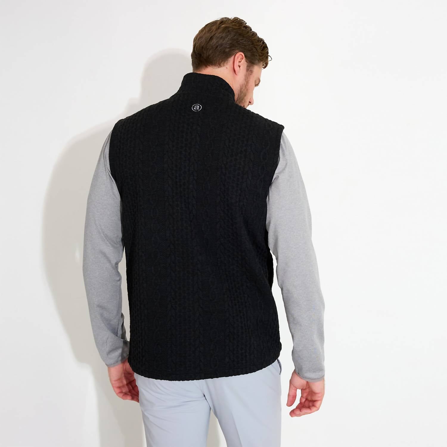 Abacus Sportswear Us - Woburn Mock Neck Half Zip Vest