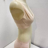 Natori Women's Bliss Perfection Day Bra & Pantie Set in rose beige cameo rose - women's intimate - detail view