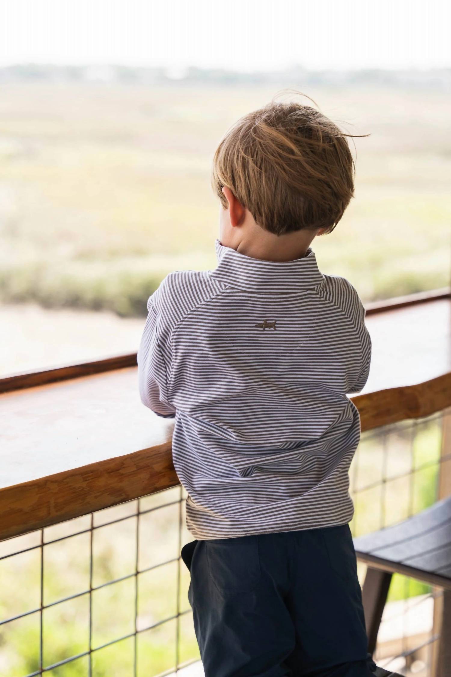 Saltwater Boys Co. - Boy's Collins Quarter Zip Pullover