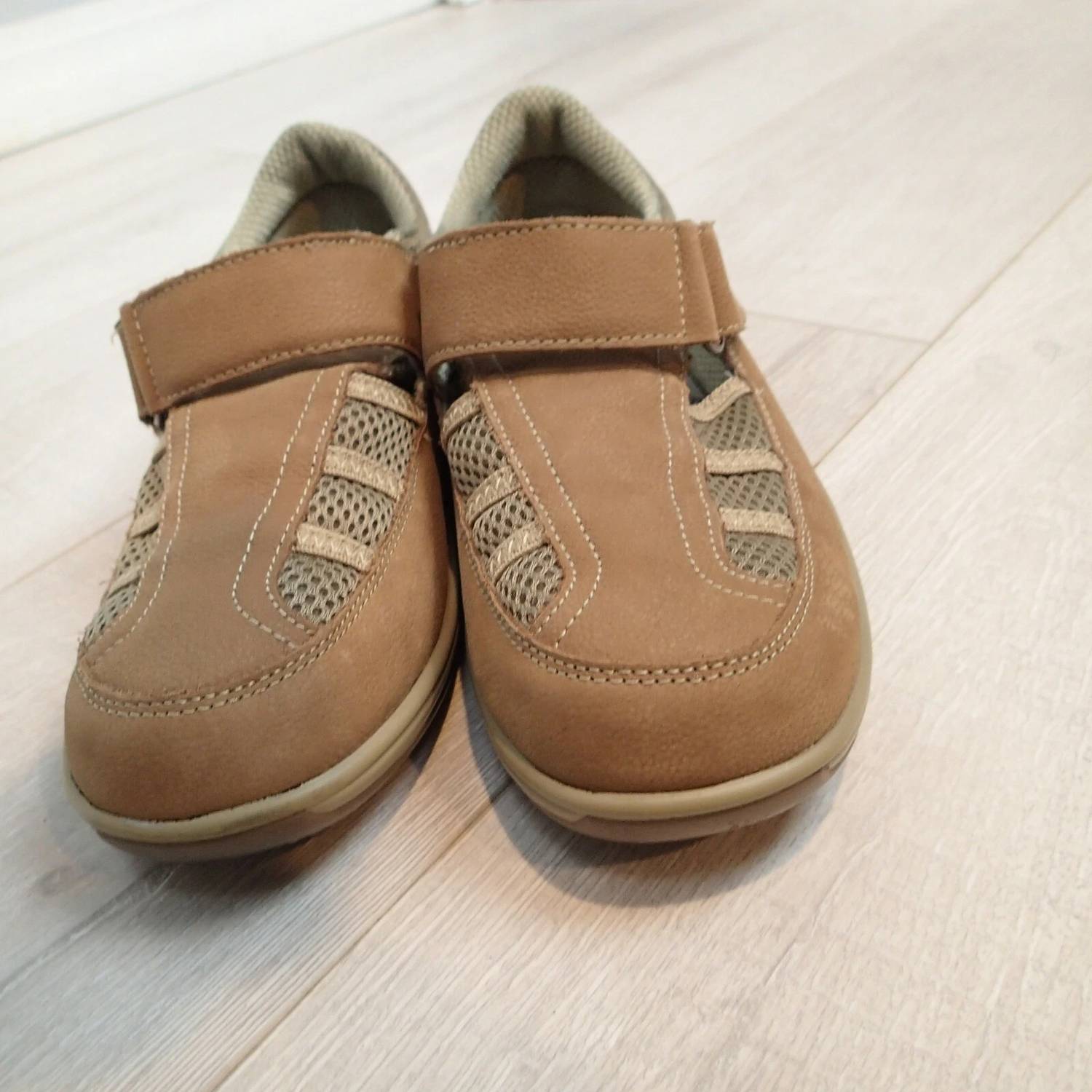 Orthofeet Women's Sarasota Comfort Walking Shoes in beach tan - women's sneaker - alternate view