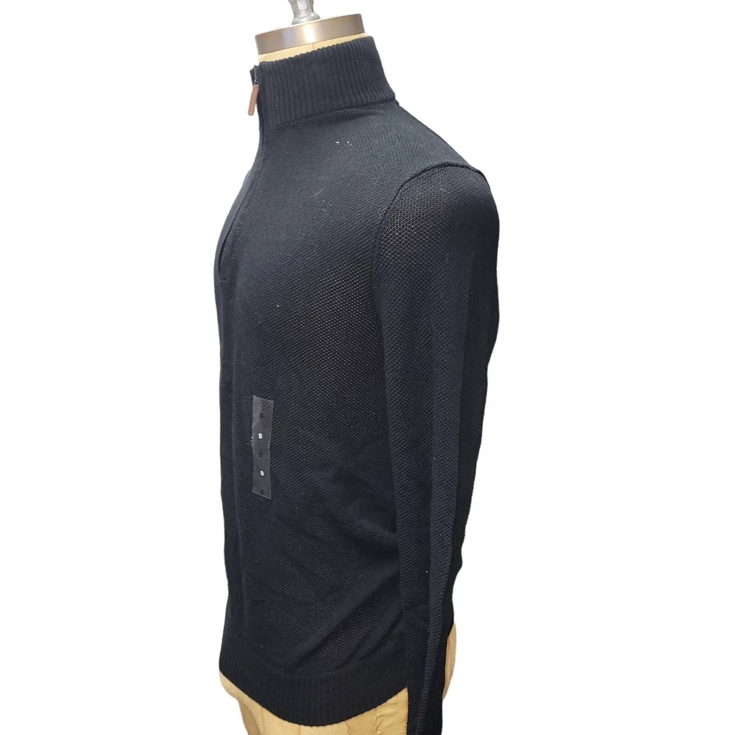 Club Room - Men's Quarter-zip Cotton Sweater