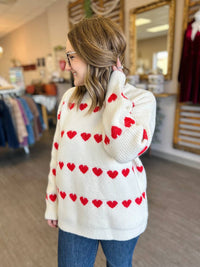 Vine & Love - Love Story Heart Sweater