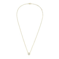 Diana M Jewels - Lab-grown Round-cut Diamond Bezel Pendant Necklace - 12.00 Ct