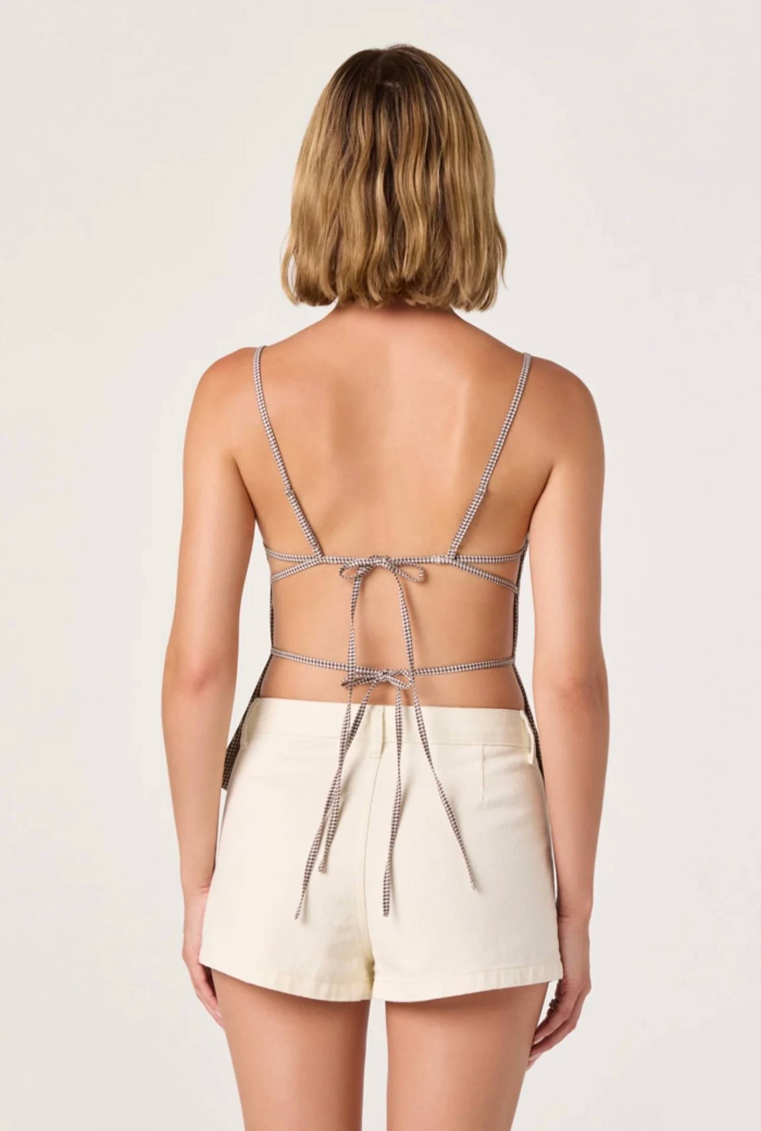 Astr - Nora Tie Back Top