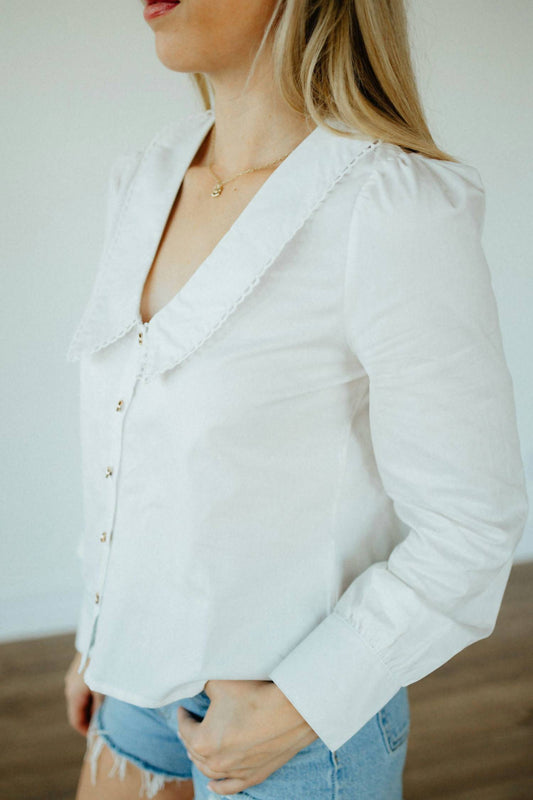 Tcec - Neverland Collared Top