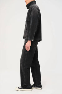 Warp + Weft - Denim Pullover Windbreaker Jacket