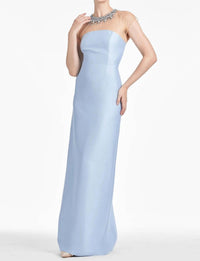 Sachin & Babi - Women's Irina Beaded Illusion Neck Gown