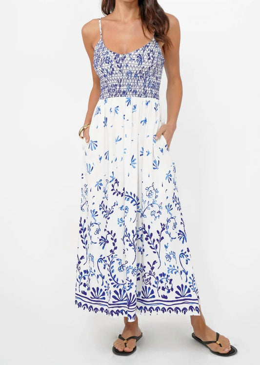 Greylin - Weldon Grove Smocked Midi Dress