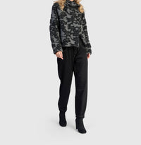 ALEMBIKA Vesper Cozy Moto Jacket in shadow - women's jacket - view 6