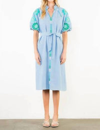 Thml - Clara Embroidered Midi Dress
