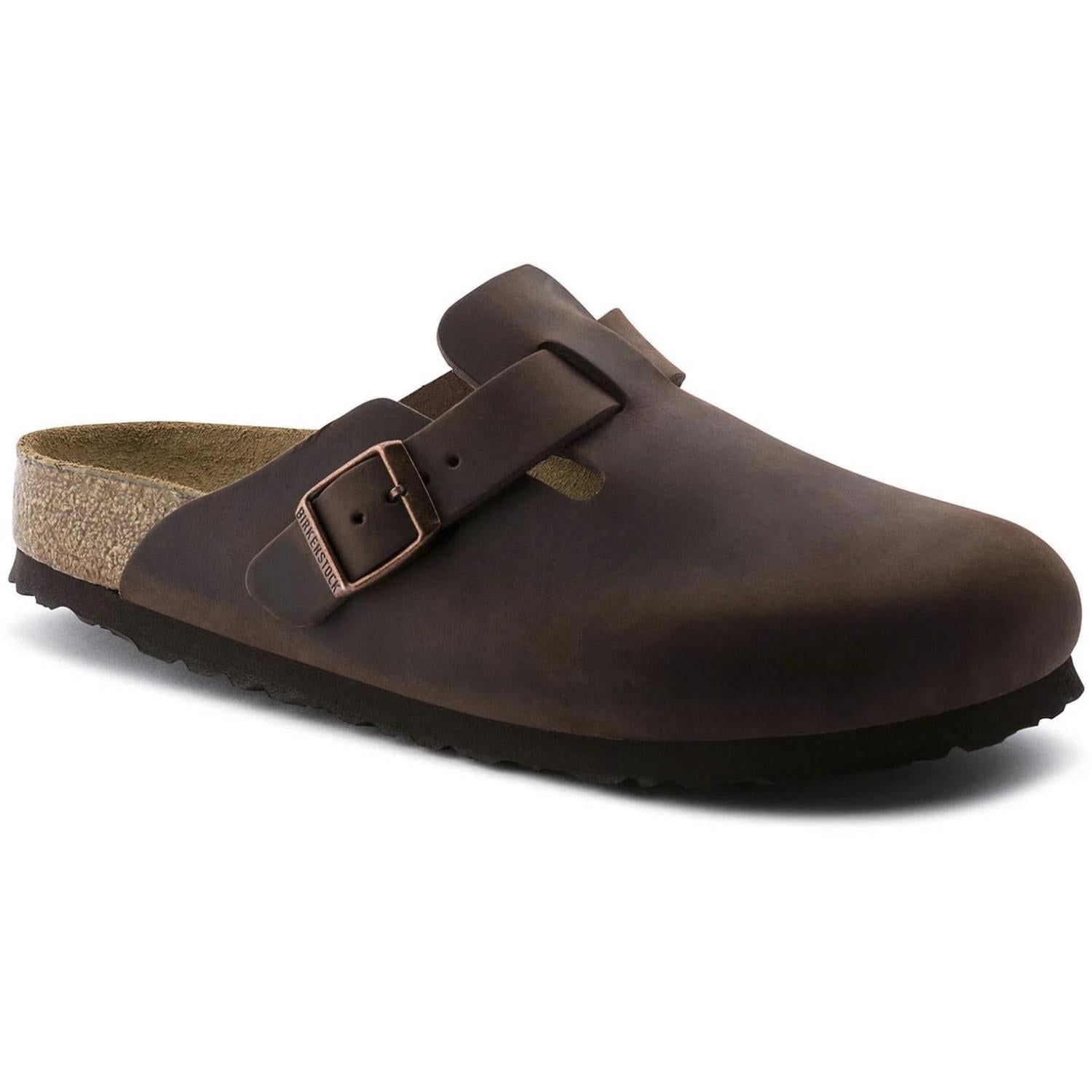 BIRKENSTOCK Unisex Boston Oiled Leather Clog in habana - item