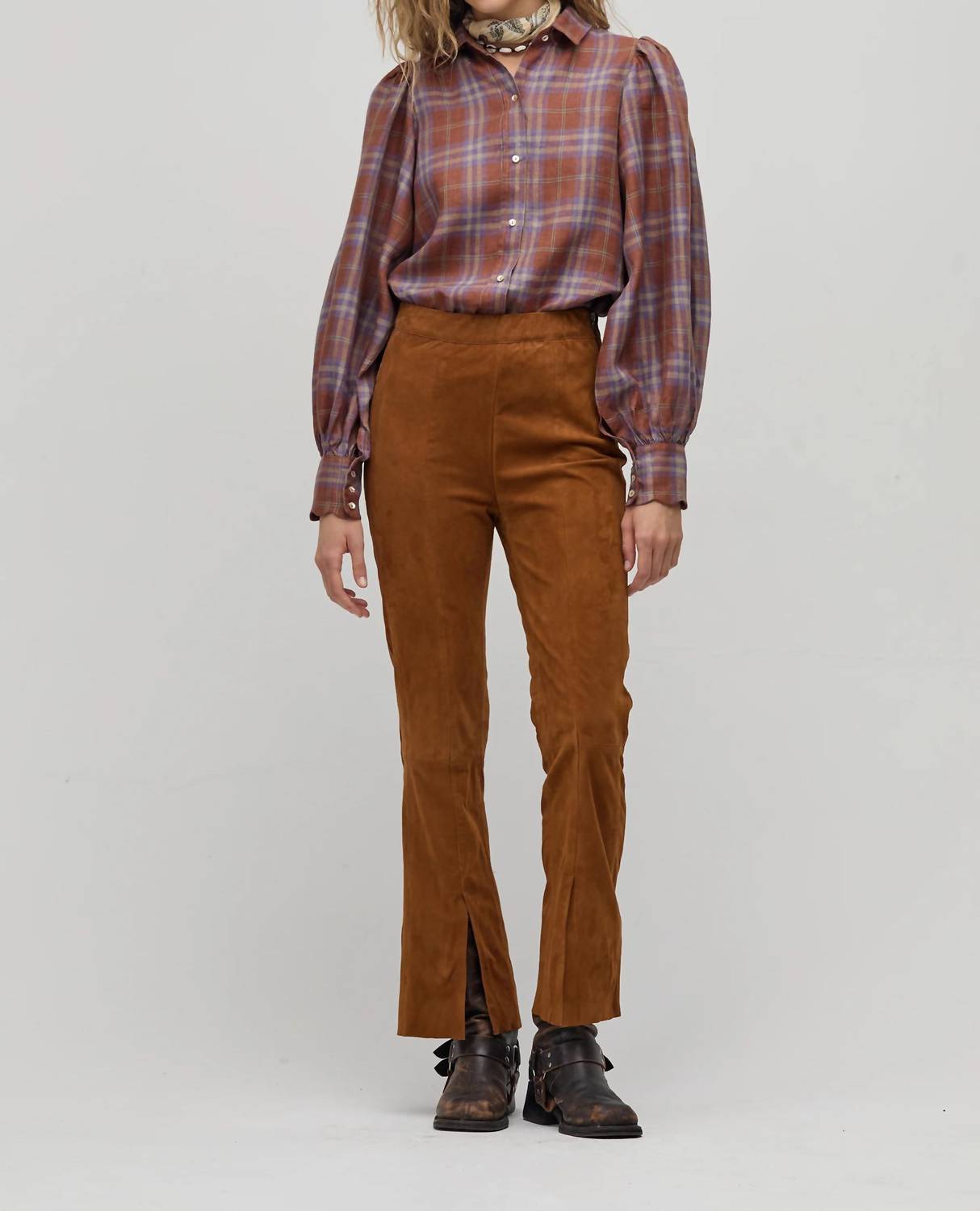 Lanhtropy - Tori Suede Pants