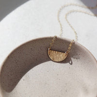 Token Jewelry - Women's Mirage Half-moon Necklace