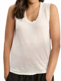 Velvet By Graham & Spencer - Anca Linen Knit Top