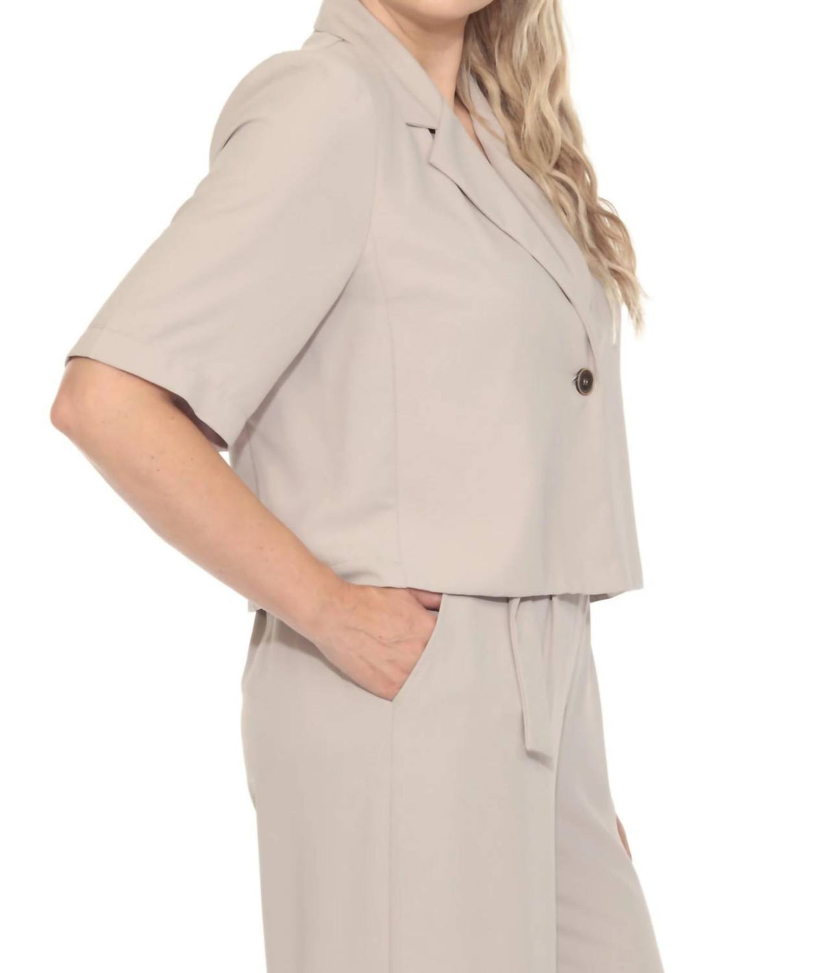 Joseph Ribkoff - One-button Short Blazer Jacket