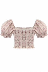 Katie J Nyc - Girls Cottage Stripe Marlee Top