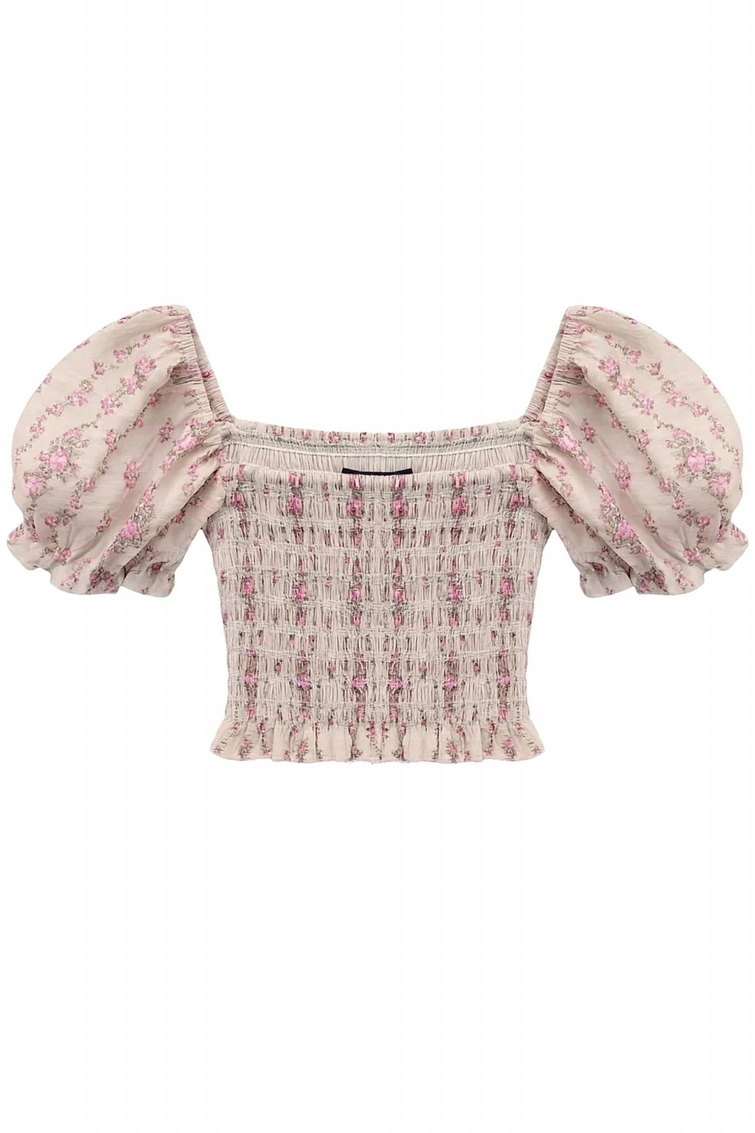 Katie J Nyc - Girls Cottage Stripe Marlee Top
