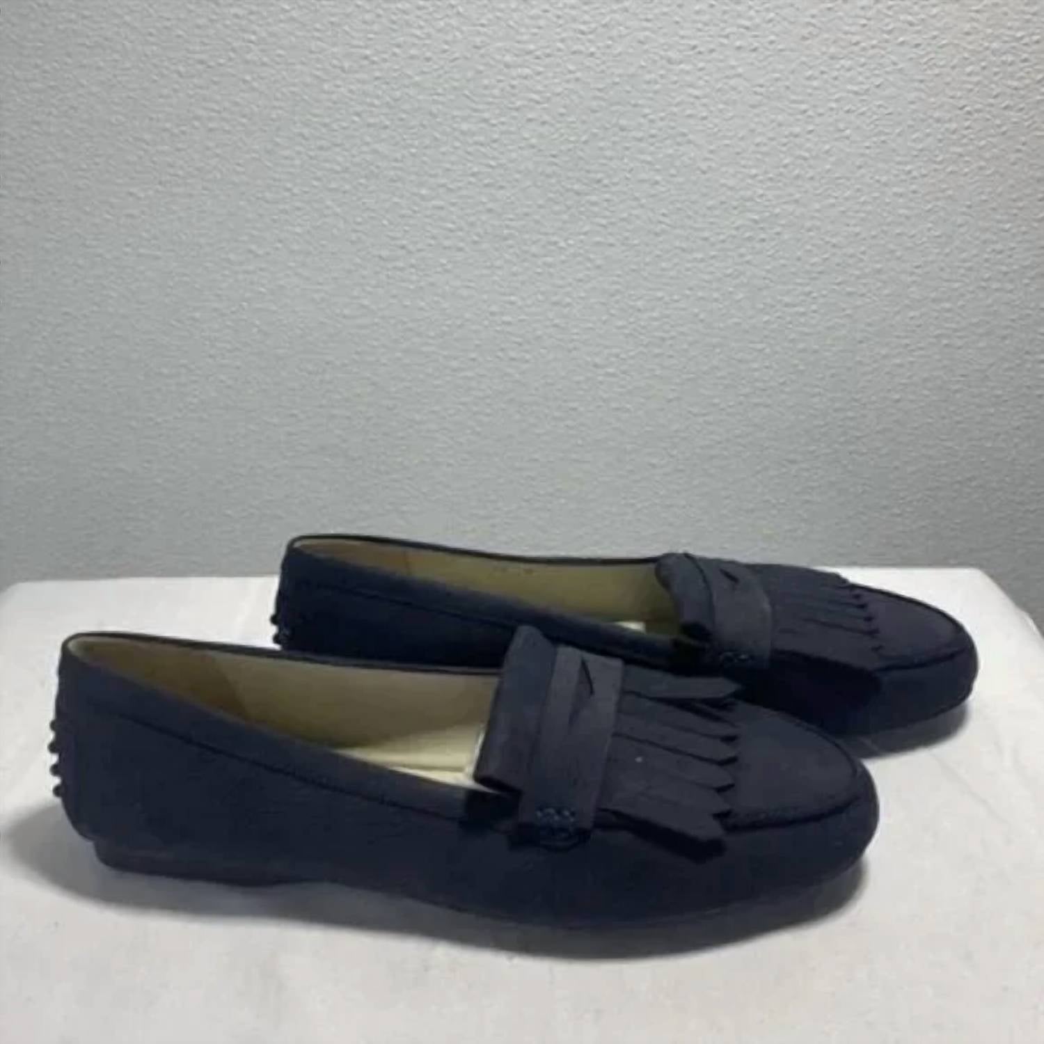 Amalfi by Rangoni Women's Dannola Kiltie Penny Loafer in navy - women's flats - alternate view