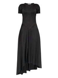 Victoria Beckham - Fluid Drape Asymmetric-hem Midi Dress