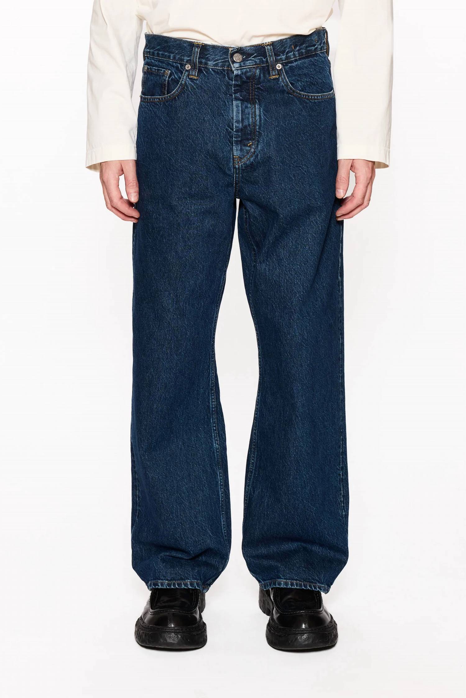 Hope - Criss Loose Fit Wide Leg Cotton Jean