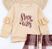 Okie + Lou - Girls Stay Cozy Skirt Set