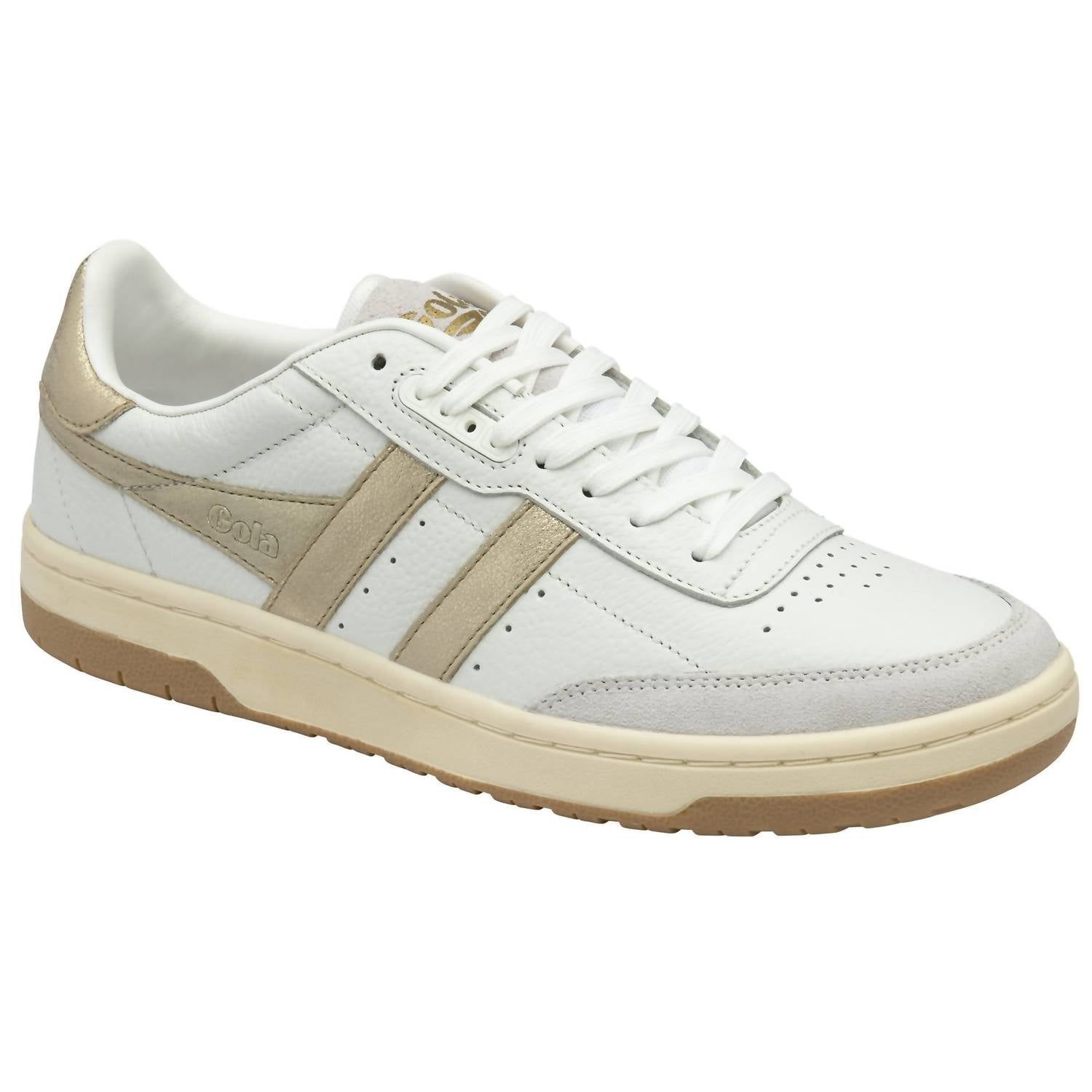 Gola Women's Falcon Mirror Sneaker in white gold - women's sneaker