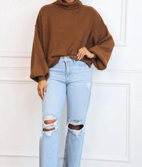 Zenana - Under Wraps Turtleneck Sweater