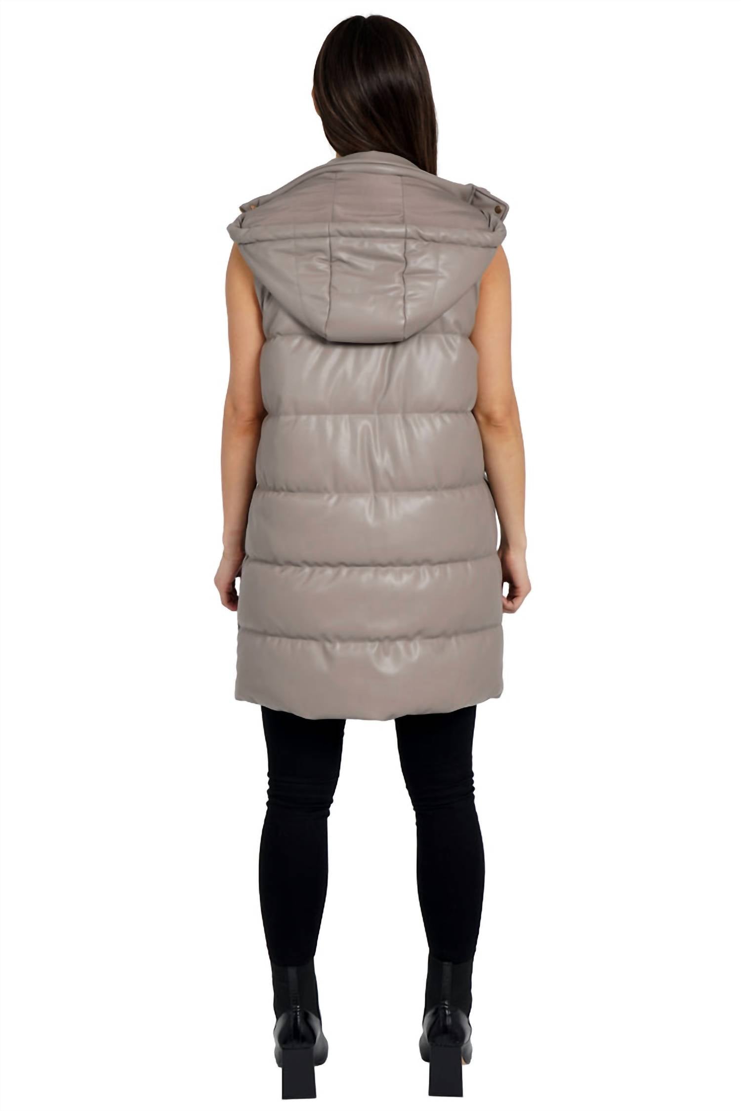Cali Long Puffer Vest