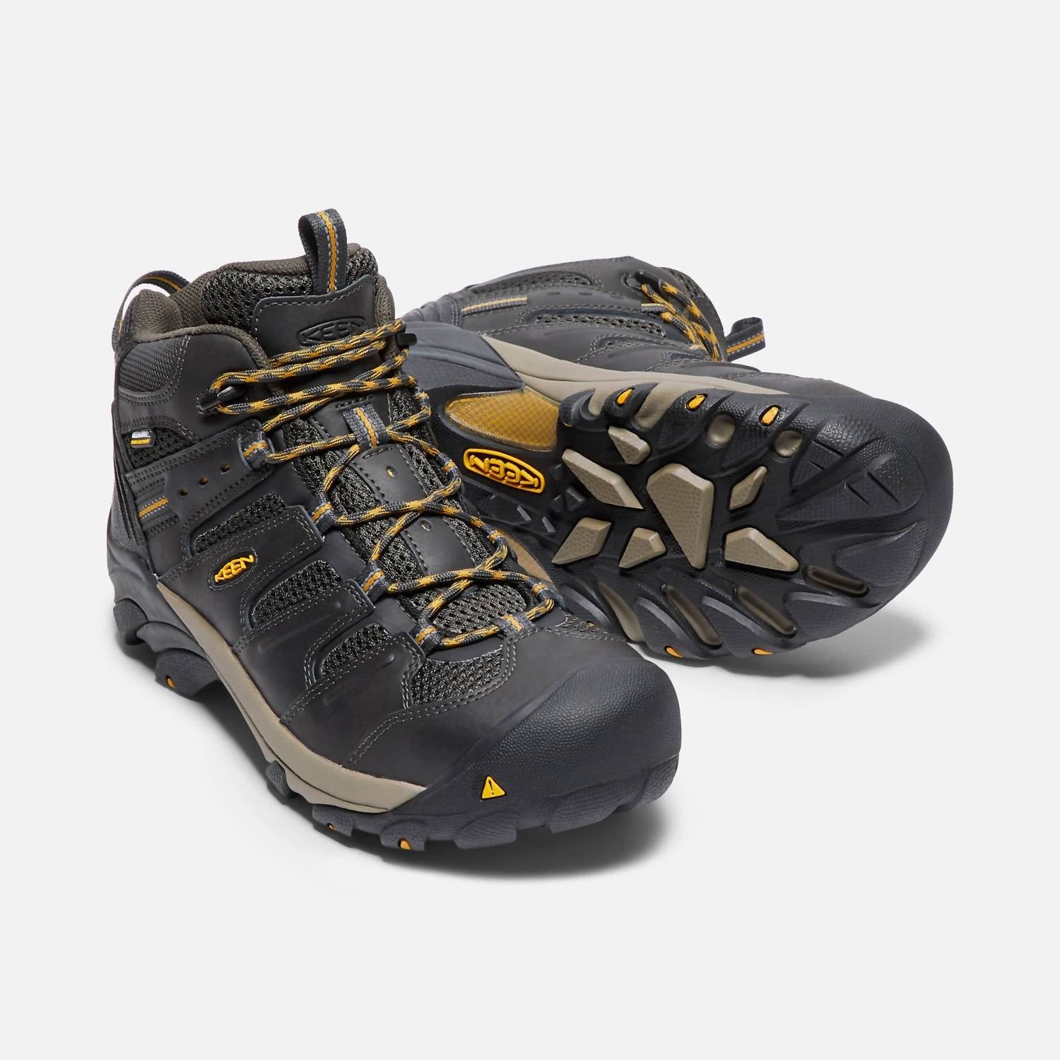 Keen - Men's Lansing Mid Waterproof Steel Toe Shoes