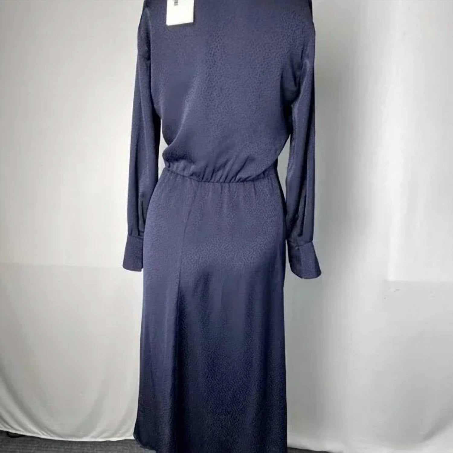 Ba&Sh - Women's V-neck Jacquard Midi Dress