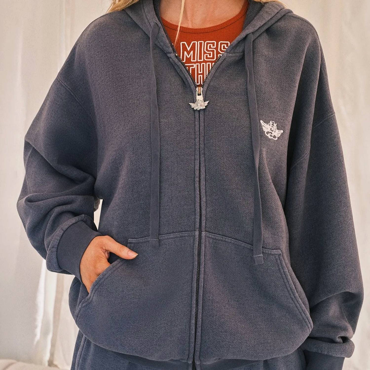 Boys Lie - I Miss Nothing About You Harley Zip Hoodie