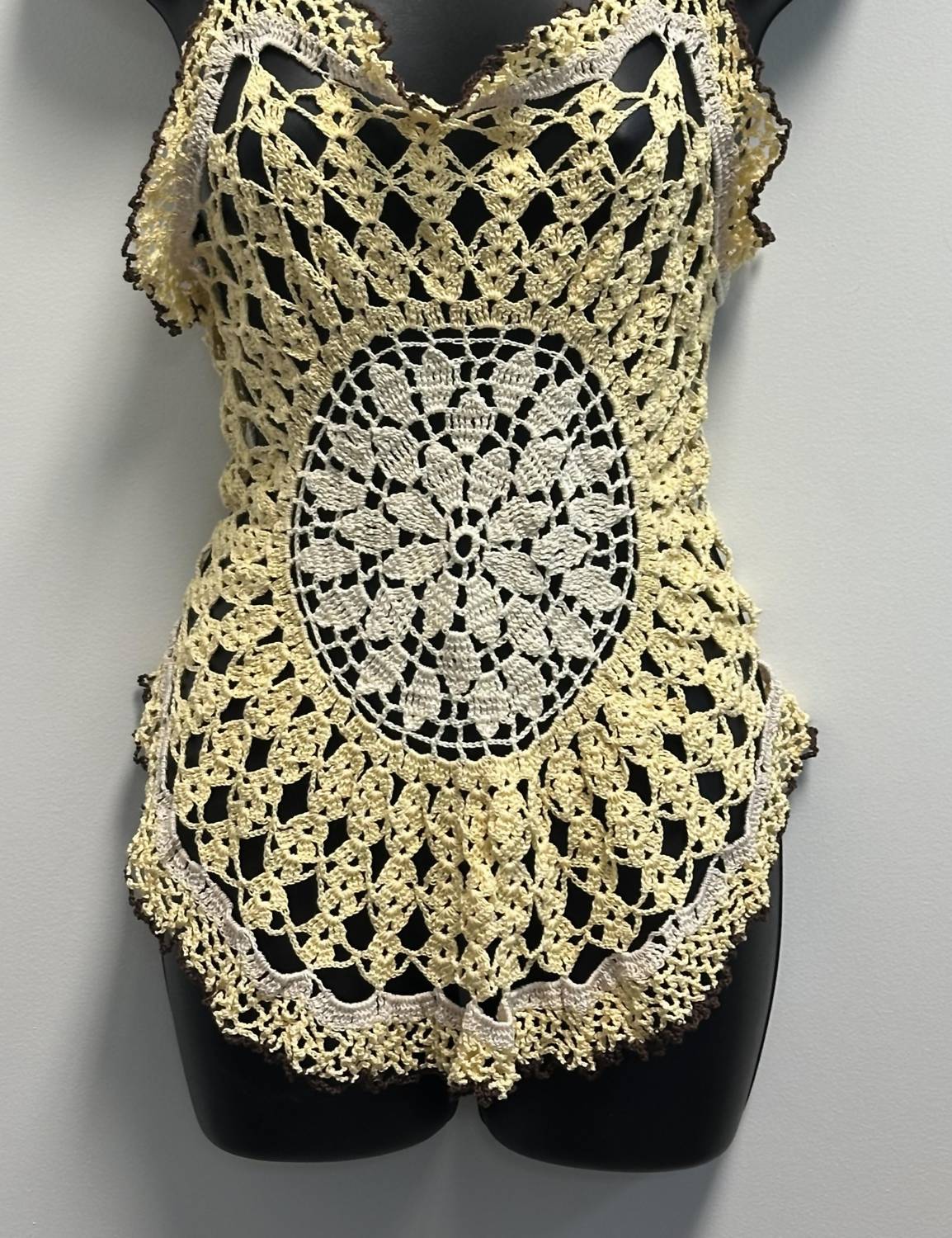 Diotima - Toile Doilie Crochet Top