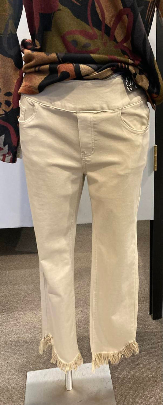 Ethyl - Pull on ankle pants