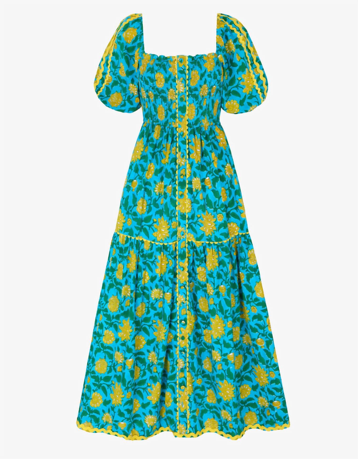 Pink City Prints - Colette Midi Dress