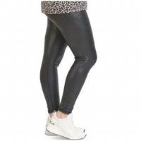 Black Tape - Trendy Plus Size Crackle Leggings