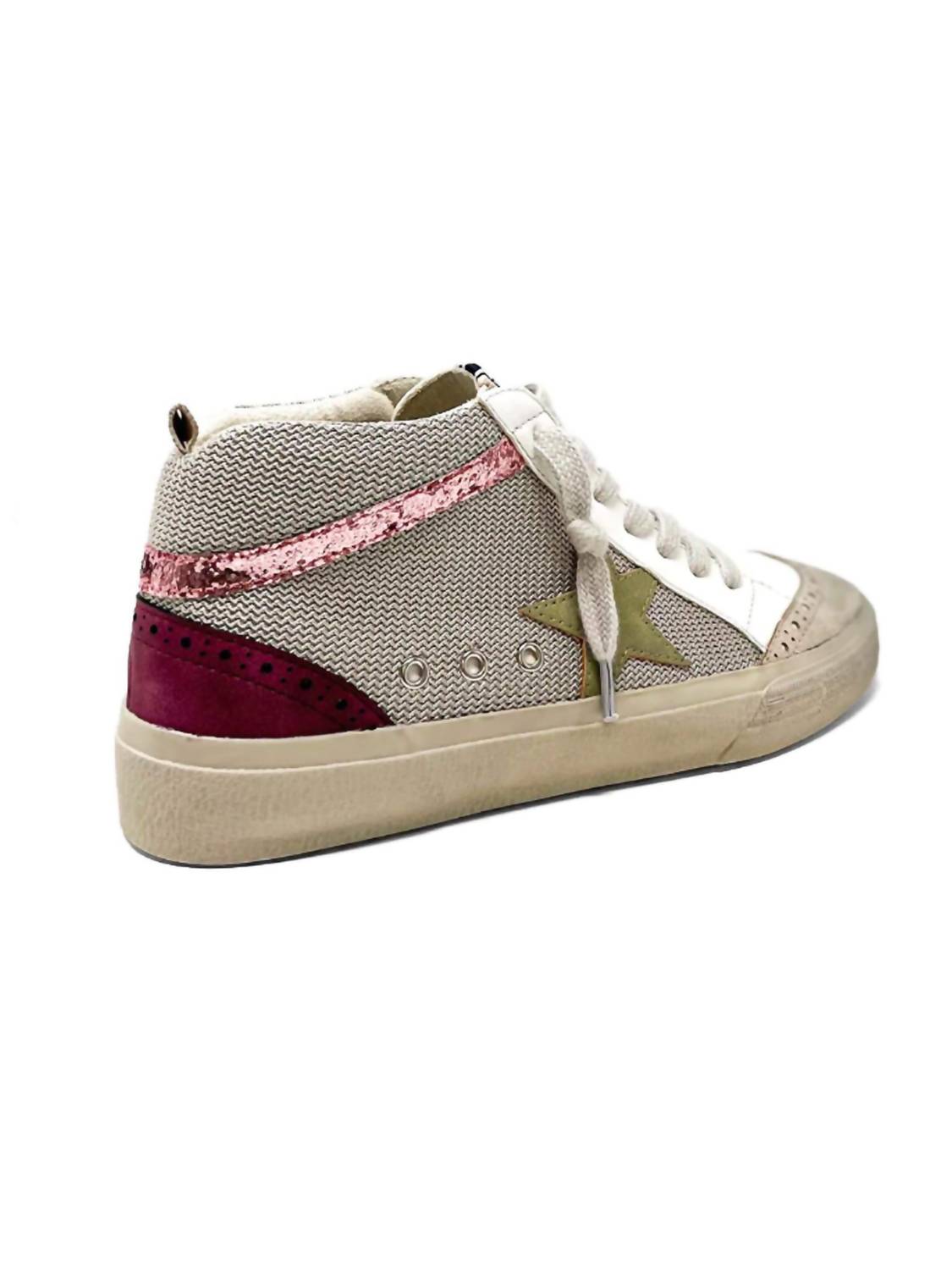 Shu Shop - Women's Gold High Top Sneaker
