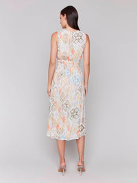 Charlie B - Sleeveless Ruching Empire Waist Dress