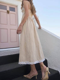 Moon River - Gillian Embroidered Midi Dress